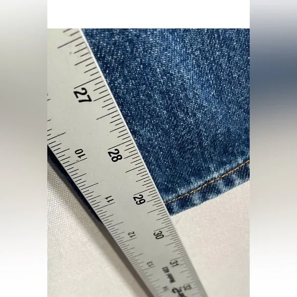 Madewell Jeans Women 23
Low Slung Baggy Loose Wide Leg Button Fly Casual Denim - Picture 5 of 8